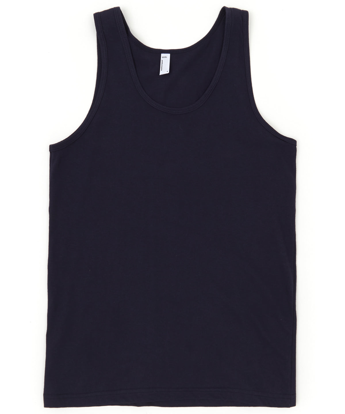 Navy - Fine Jersey tank - GarmentEmbroidery