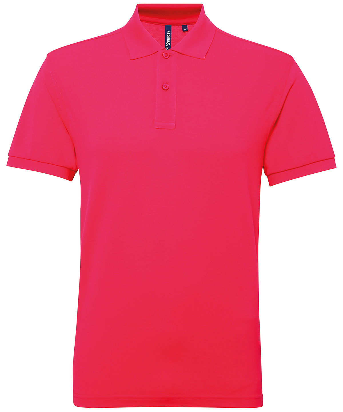 Hot Pink - Men’s polycotton blend polo - GarmentEmbroidery