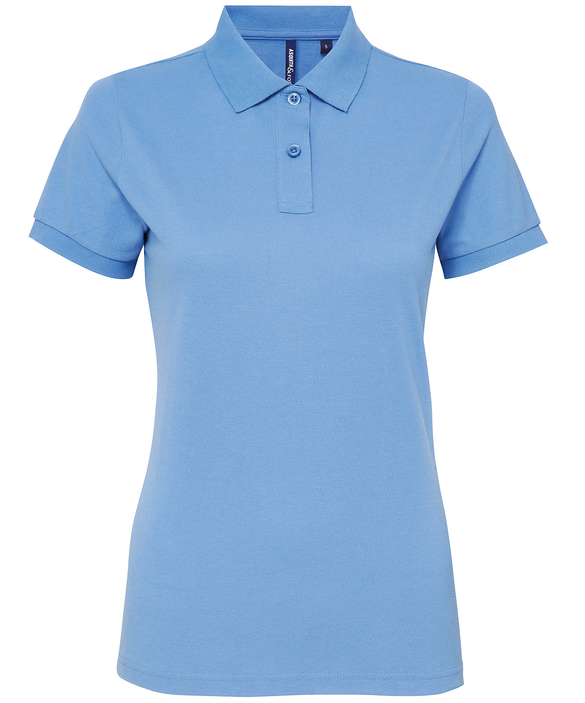 Cornflower - Women’s polycotton blend polo - GarmentEmbroidery