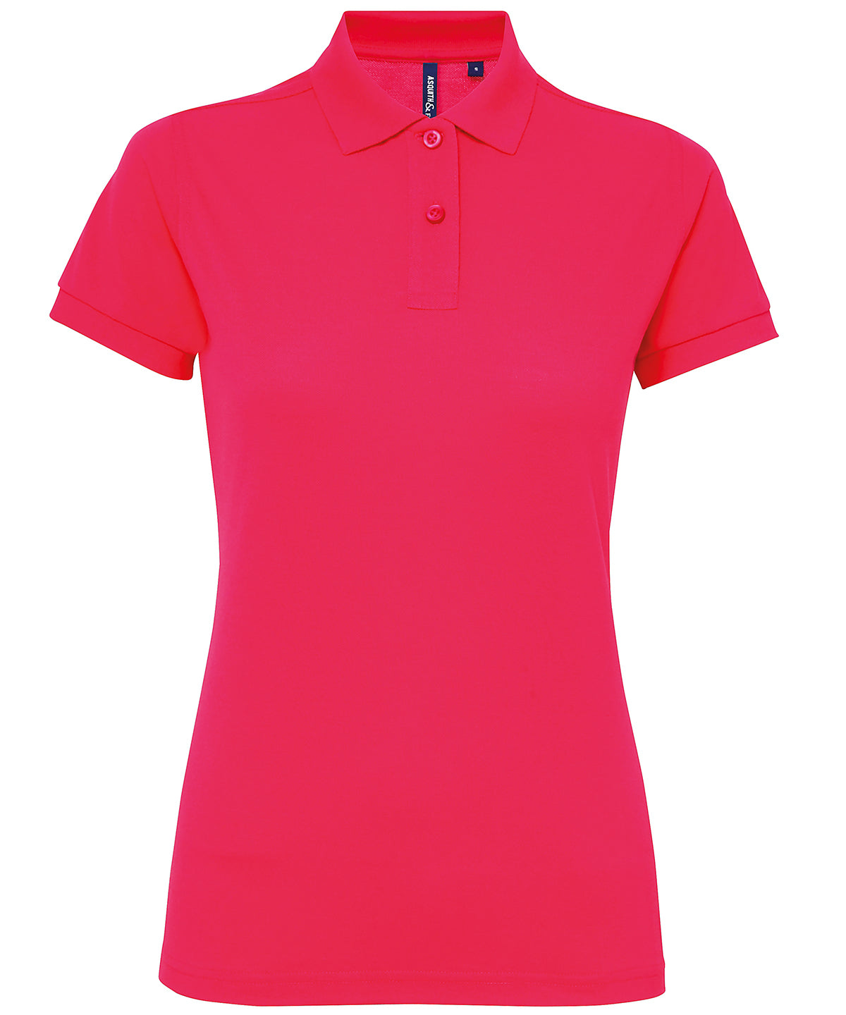Hot Pink - Women’s polycotton blend polo - GarmentEmbroidery