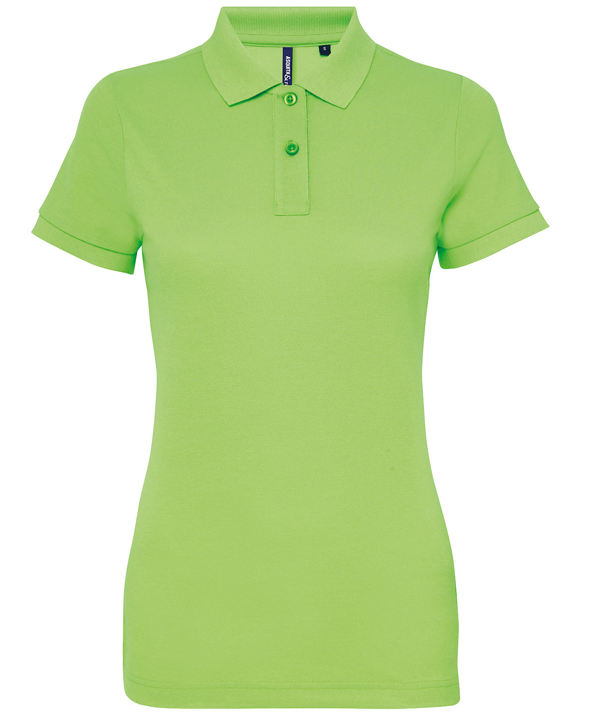 Neon Green - Women’s polycotton blend polo - GarmentEmbroidery