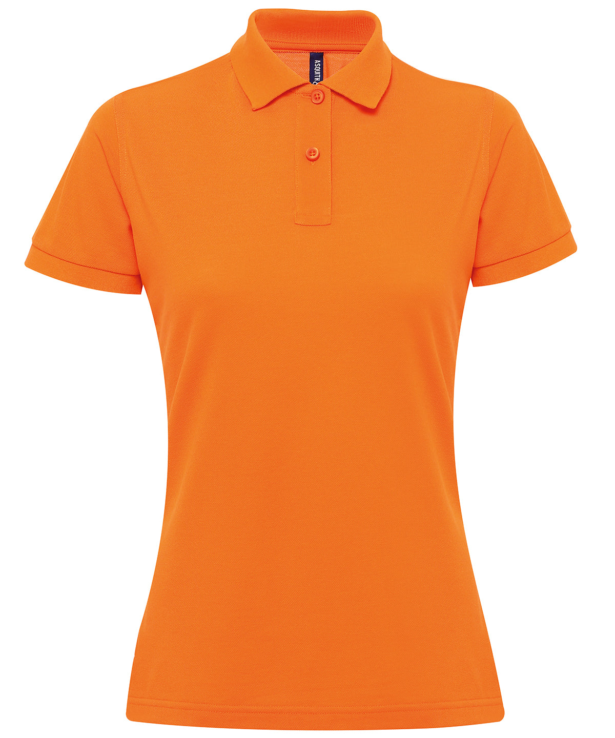 Orange - Women’s polycotton blend polo - GarmentEmbroidery