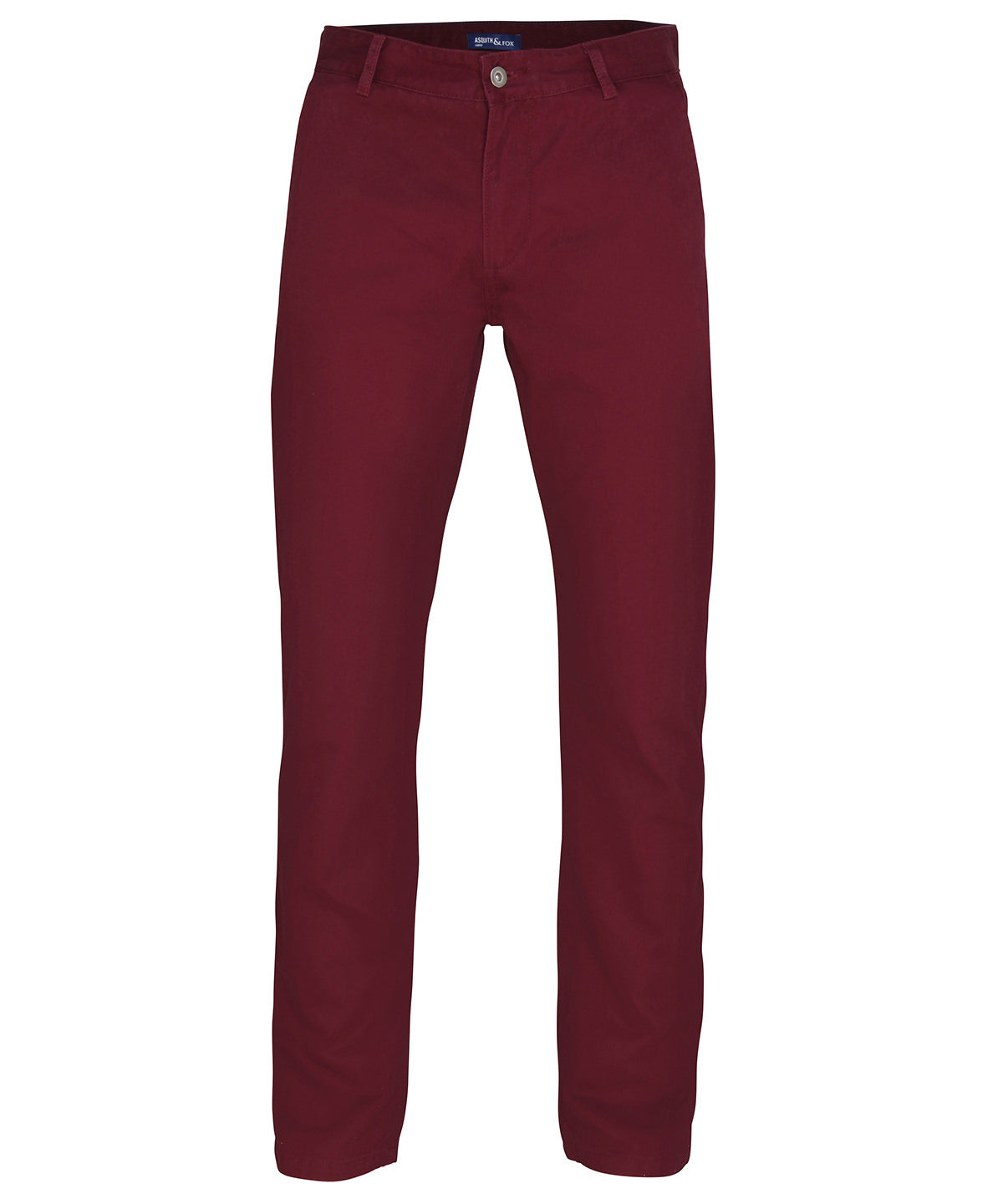 Burgundy - Men's chinos - GarmentEmbroidery