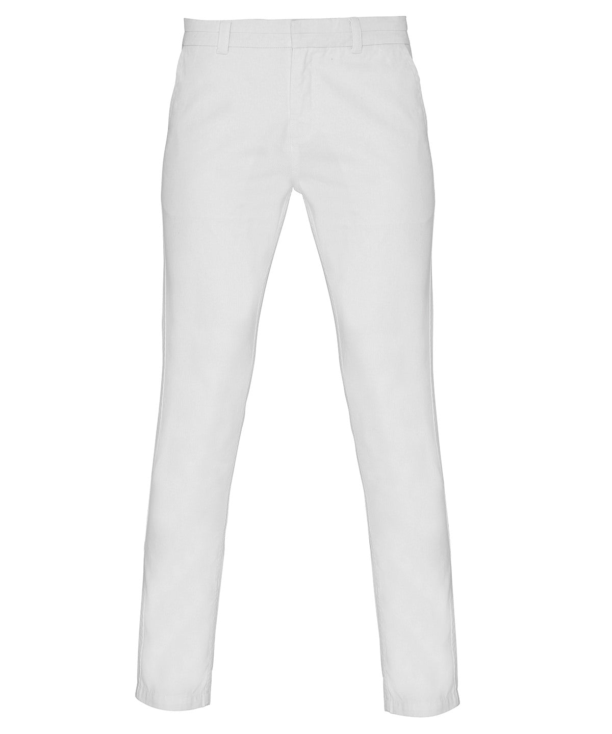 White - Women's chinos - GarmentEmbroidery