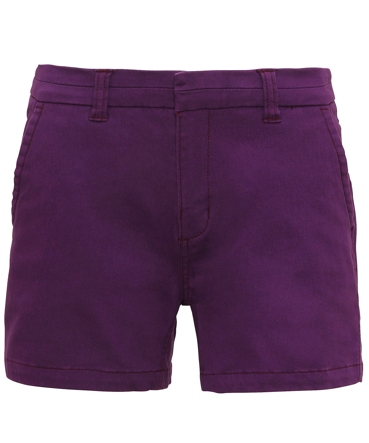 Purple - Women's chino shorts - GarmentEmbroidery