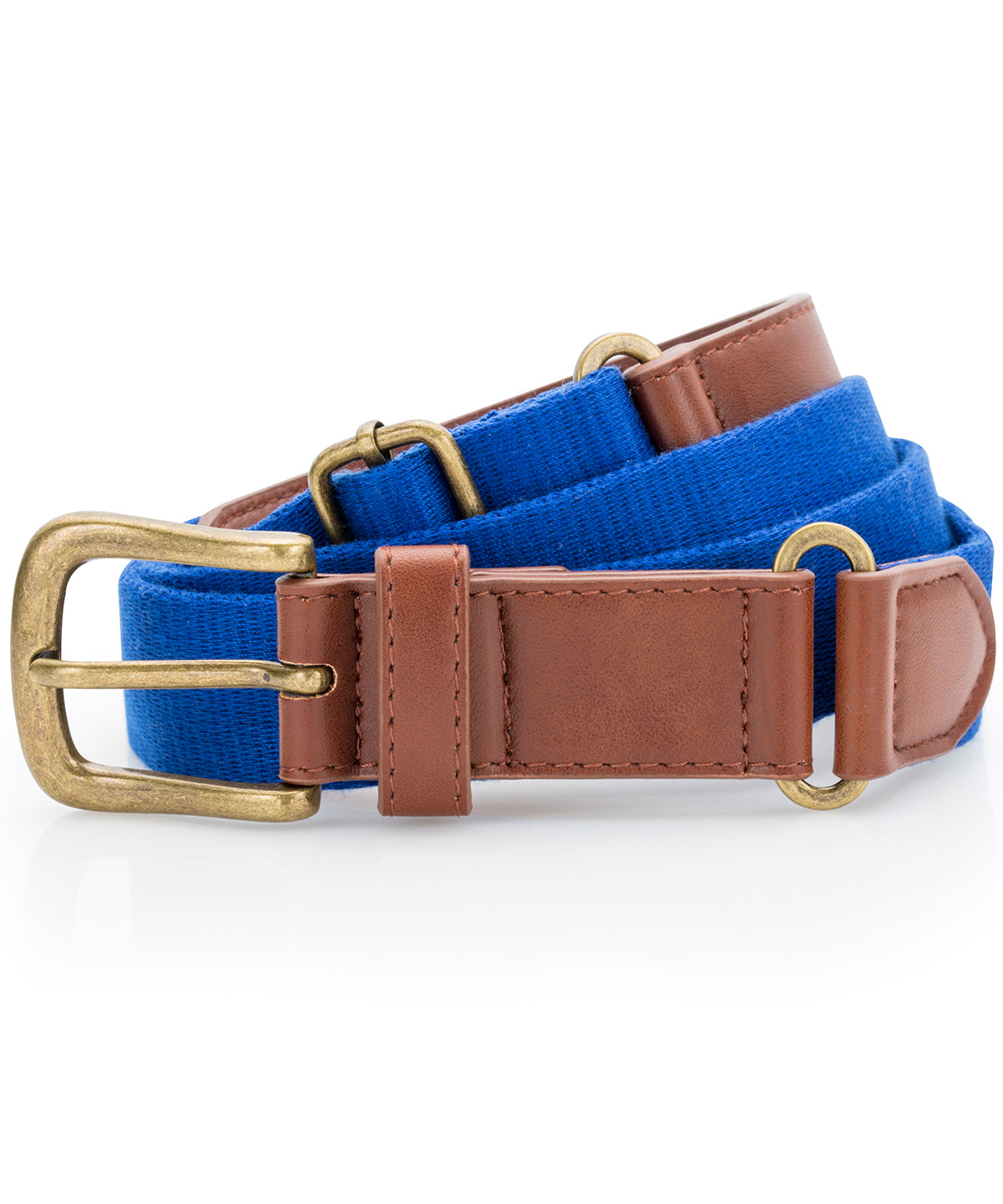 Royal - Faux leather and canvas belt - GarmentEmbroidery