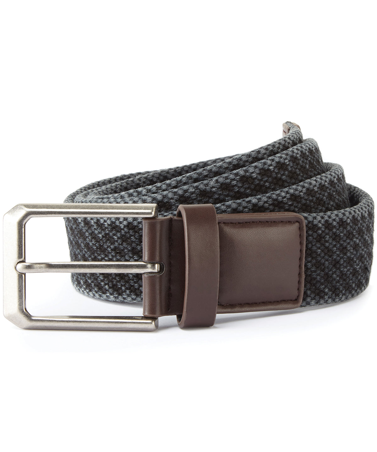 Black - Men's vintage wash canvas belt - GarmentEmbroidery