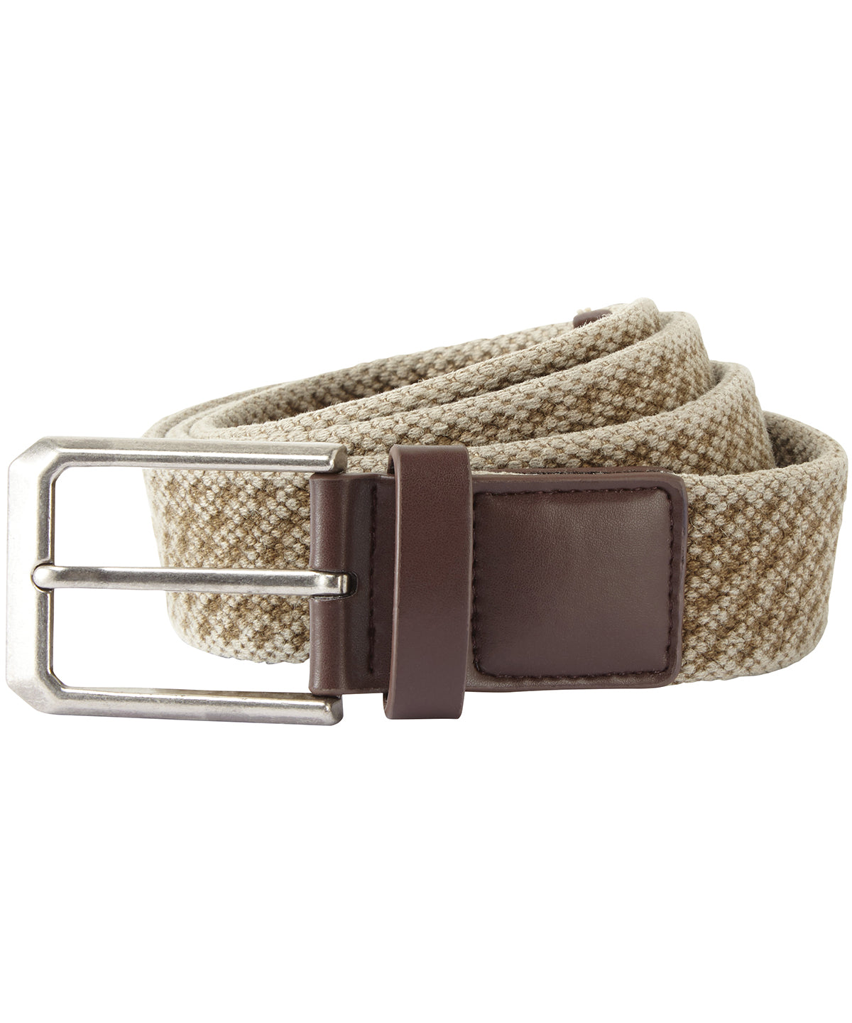 Khaki - Men's vintage wash canvas belt - GarmentEmbroidery