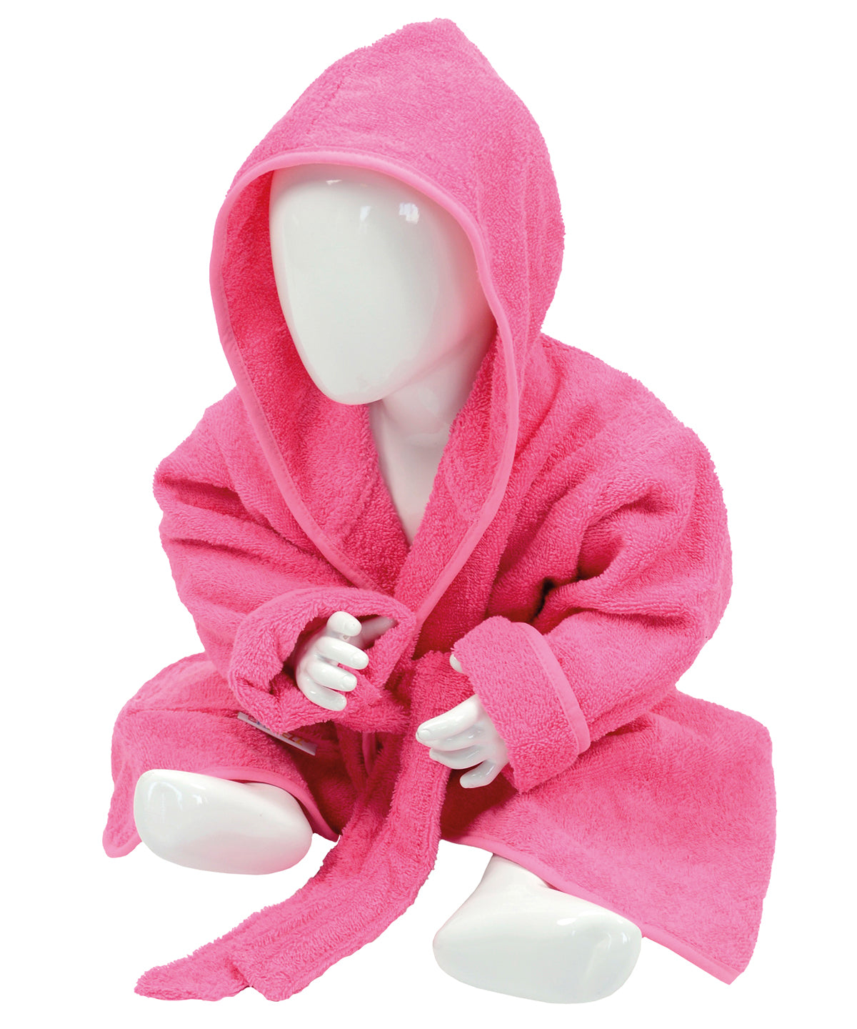 Pink - ARTG® Babiezz® hooded bathrobe - GarmentEmbroidery