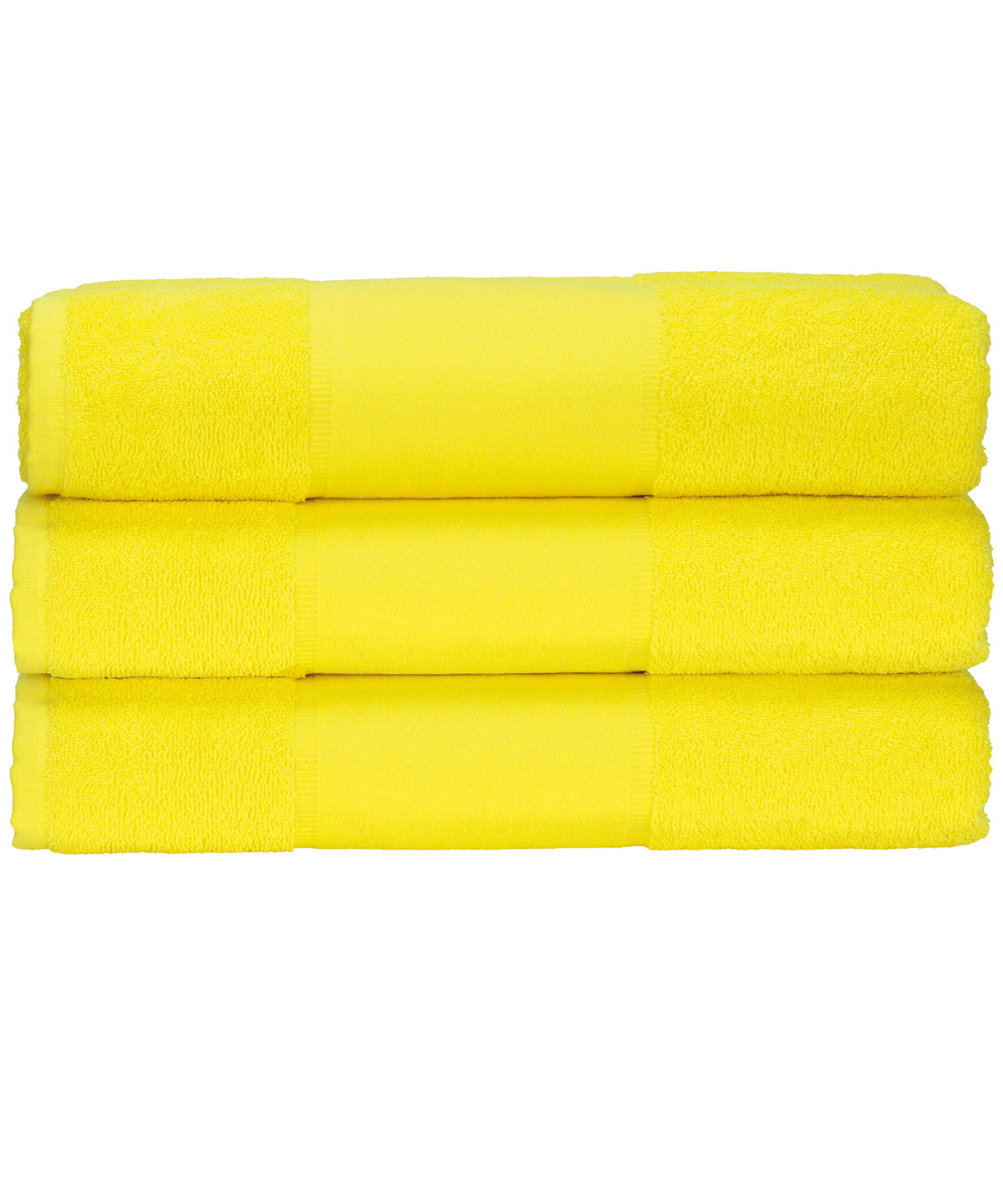 Bright Yellow - ARTG® PRINT-Me® hand towel - GarmentEmbroidery