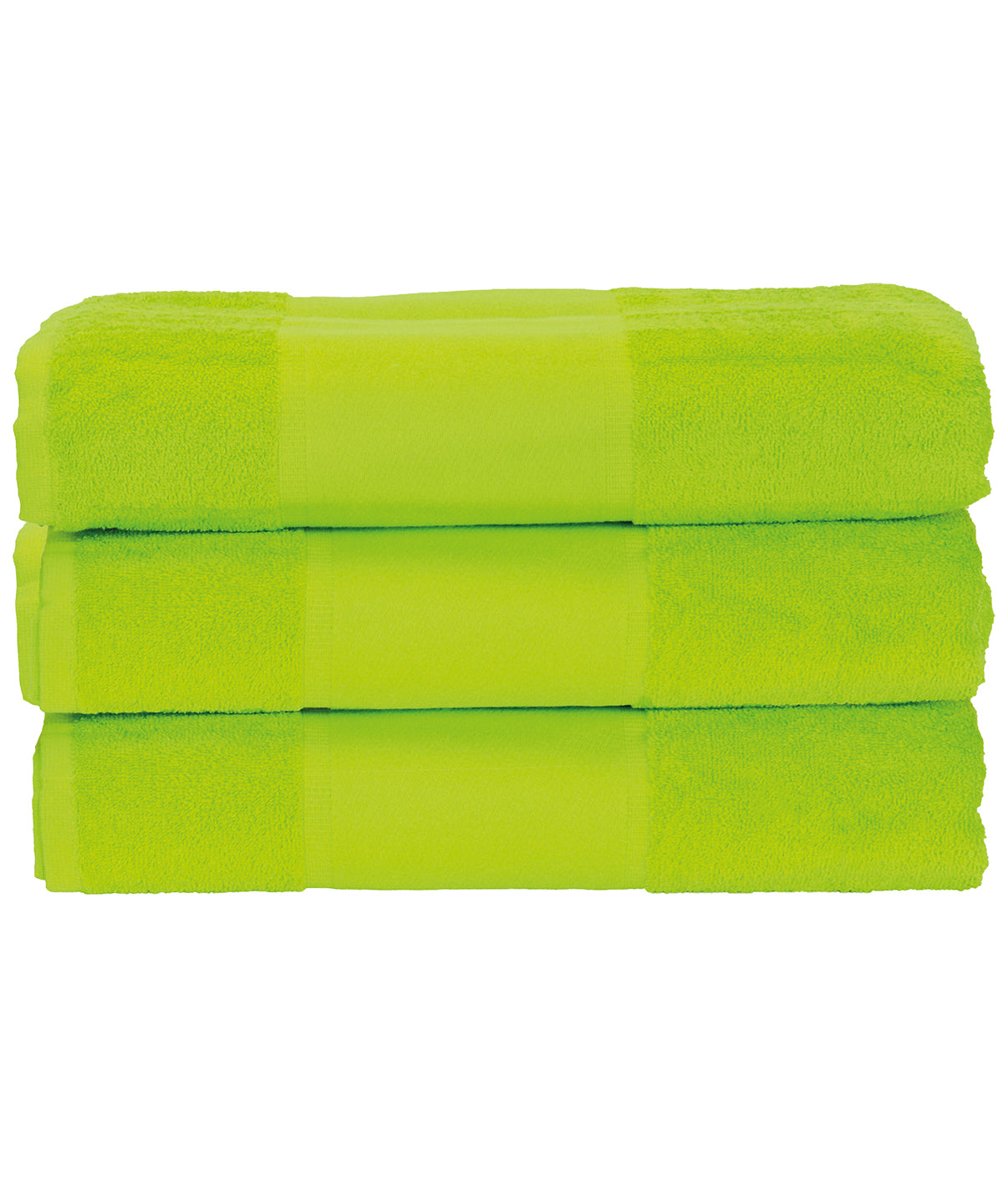 Lime Green - ARTG® PRINT-Me® hand towel - GarmentEmbroidery