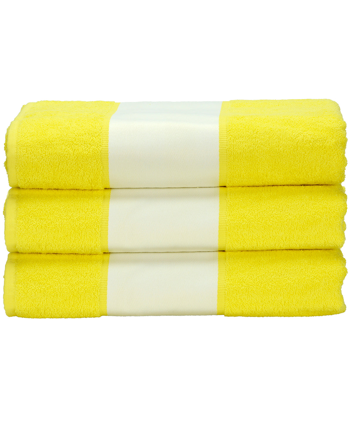 Bright Yellow - ARTG® SUBLI-Me® hand towel - GarmentEmbroidery