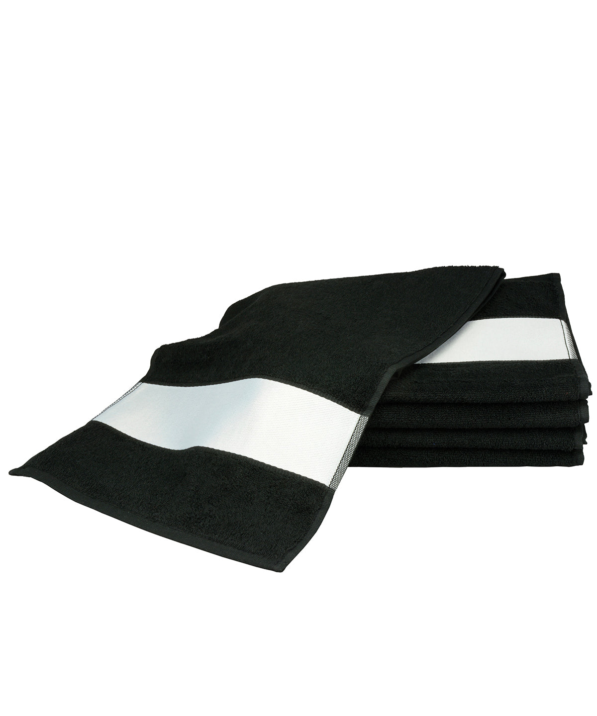 Black - ARTG® SUBLI-Me® sport towel - GarmentEmbroidery