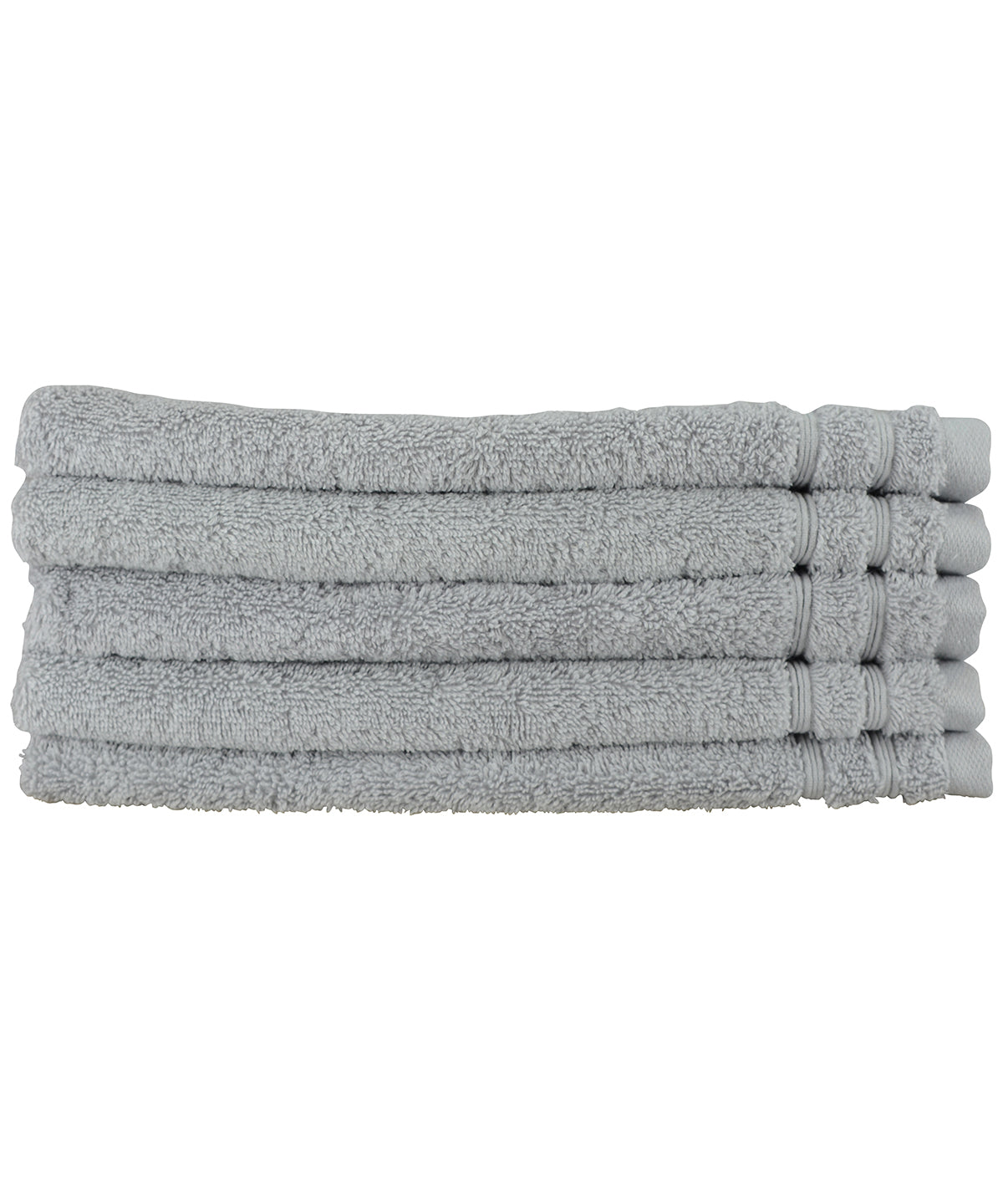 Grey - ARTG® Organic guest towel - GarmentEmbroidery