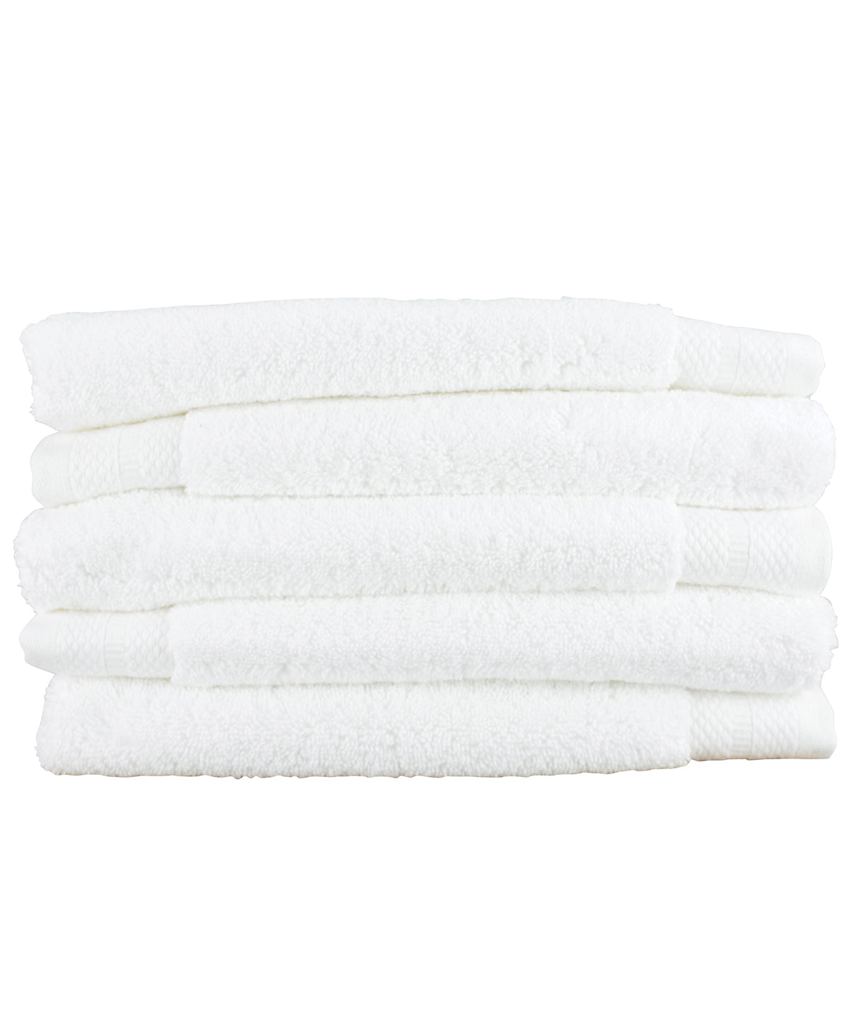 Pure White - ARTG® Pure luxe guest towel - GarmentEmbroidery