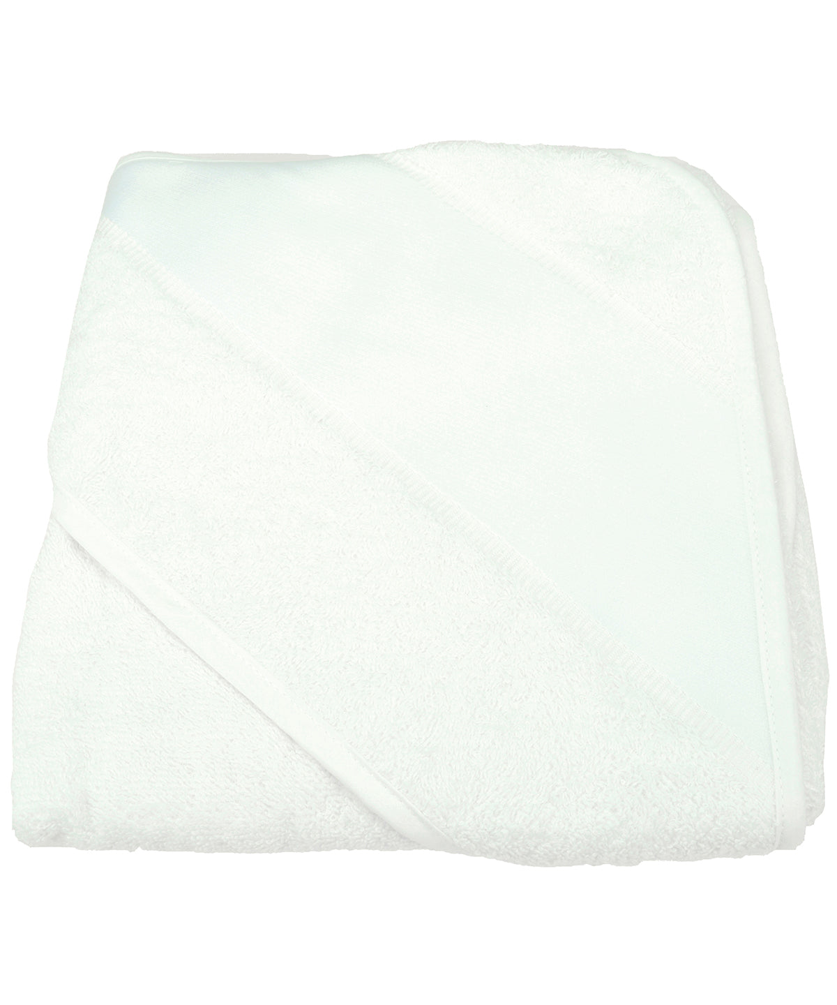 White - ARTG® Babiezz® sublimation hooded towel - GarmentEmbroidery