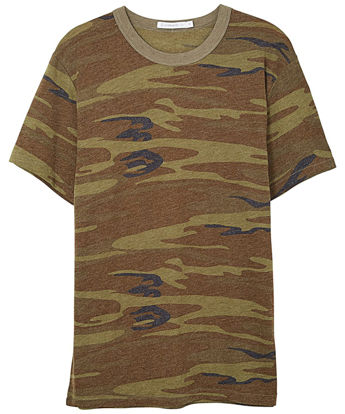 Camo - Eco-Jersey crew t-shirt - GarmentEmbroidery