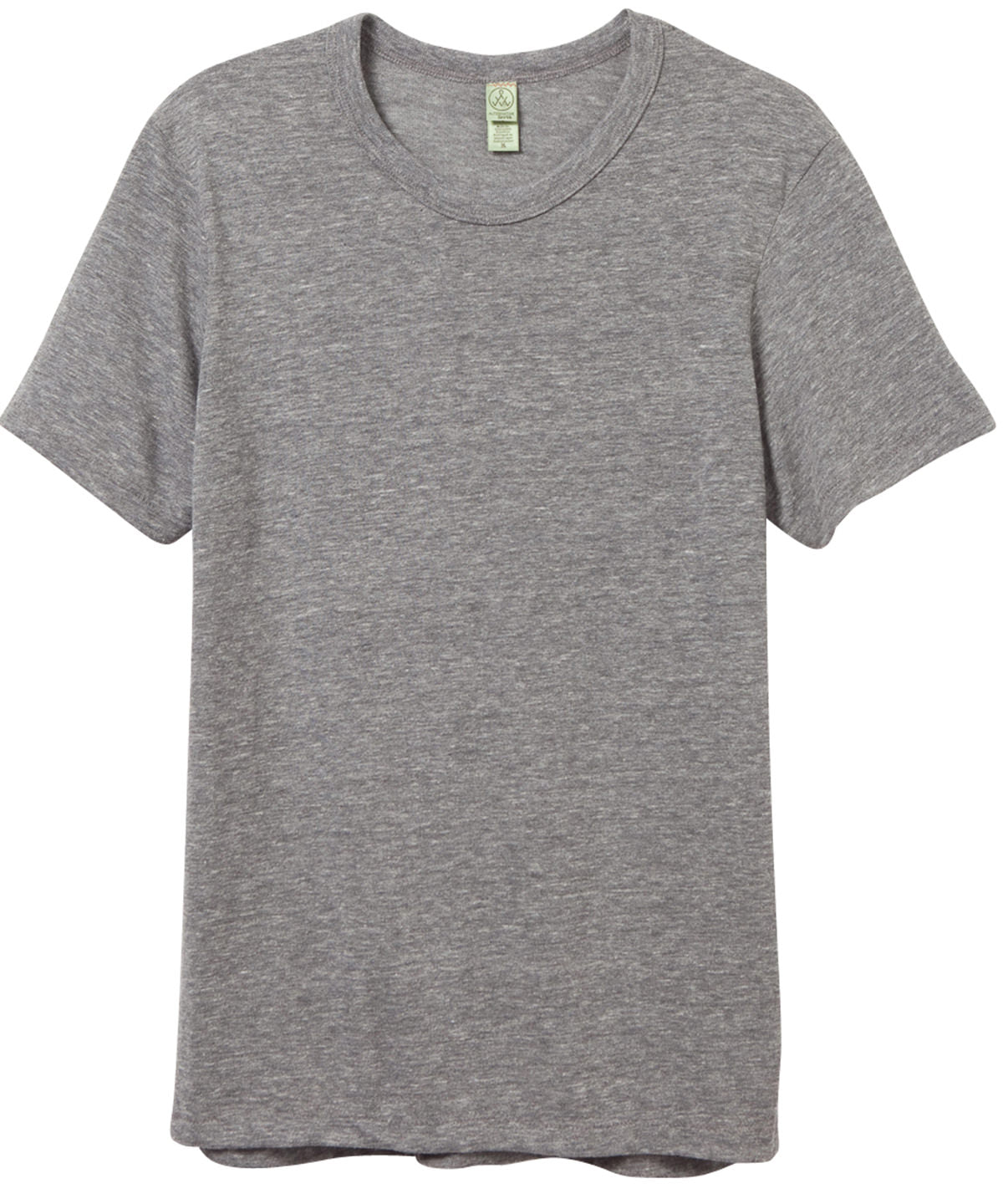 Eco Grey - Eco-Jersey crew t-shirt - GarmentEmbroidery