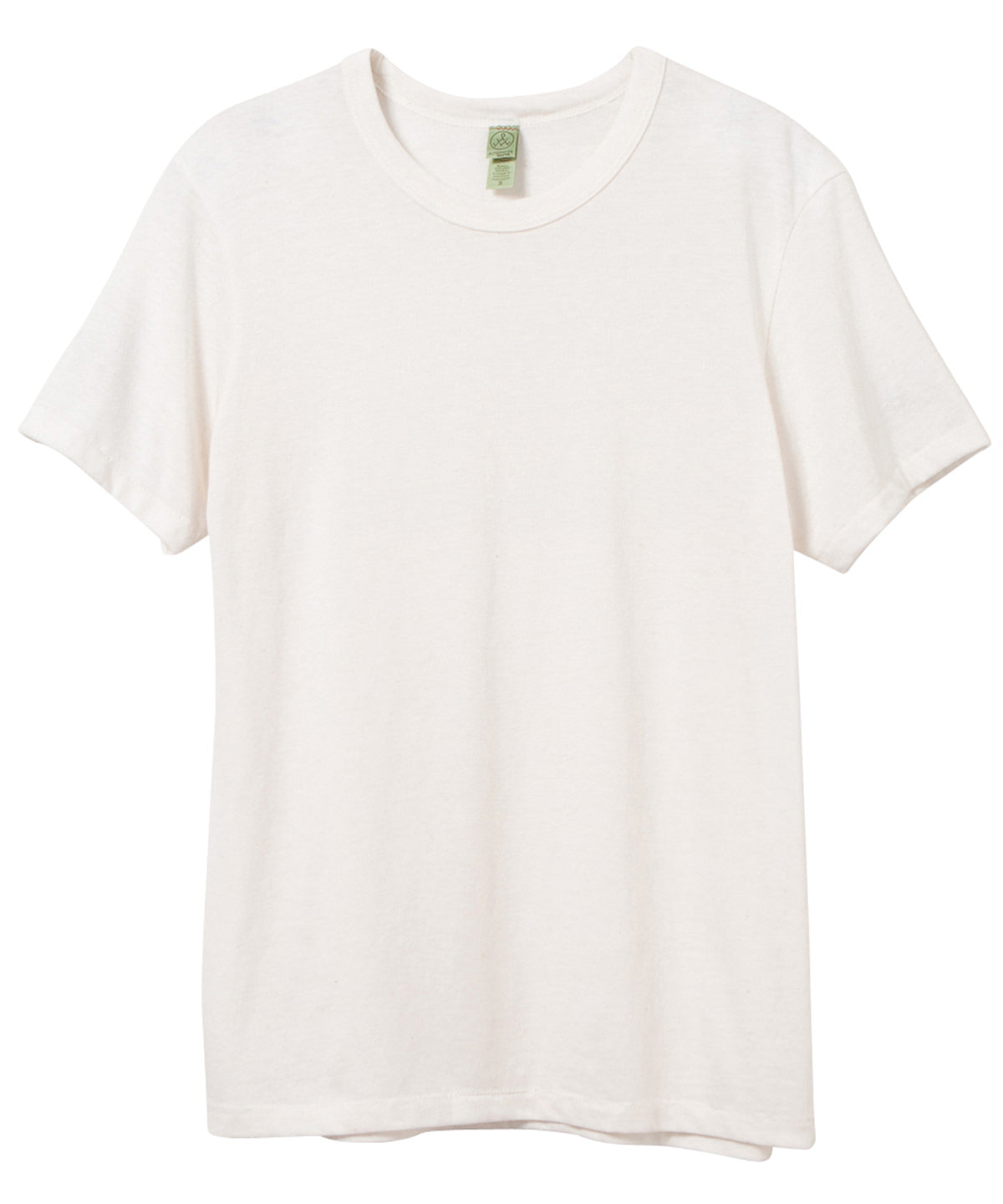 Eco Ivory - Eco-Jersey crew t-shirt - GarmentEmbroidery