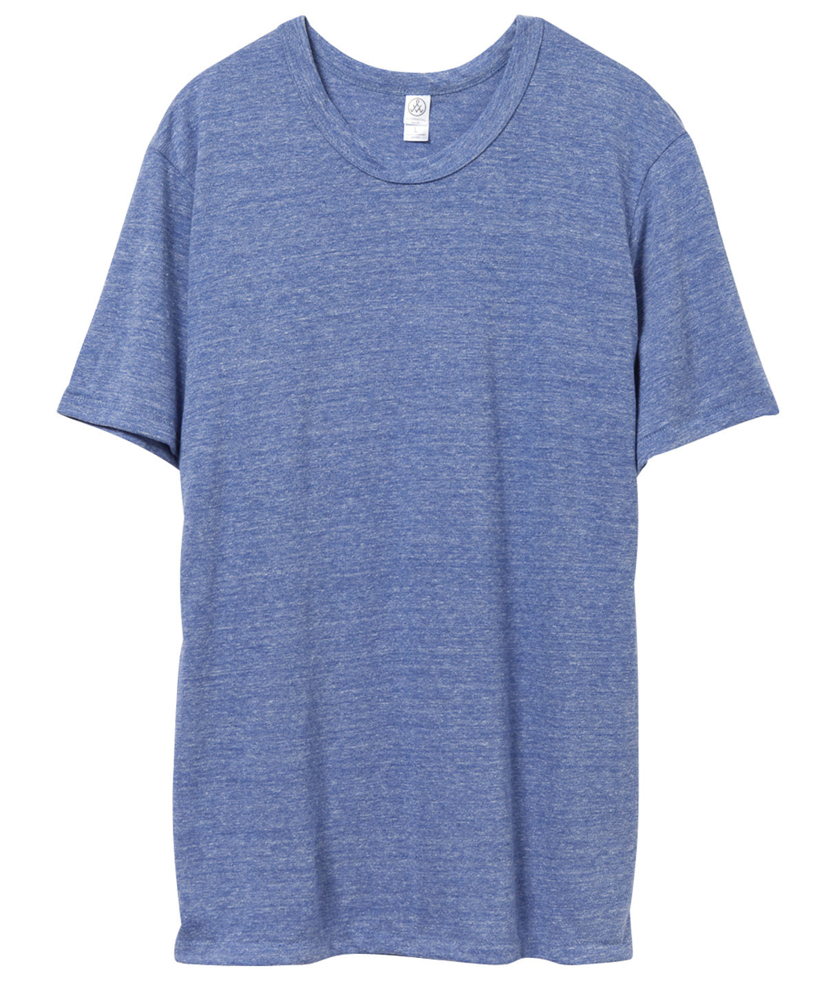 Eco Pacific Blue - Eco-Jersey crew t-shirt - GarmentEmbroidery