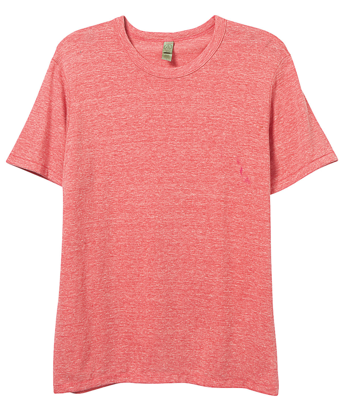 Eco Red - Eco-Jersey crew t-shirt - GarmentEmbroidery