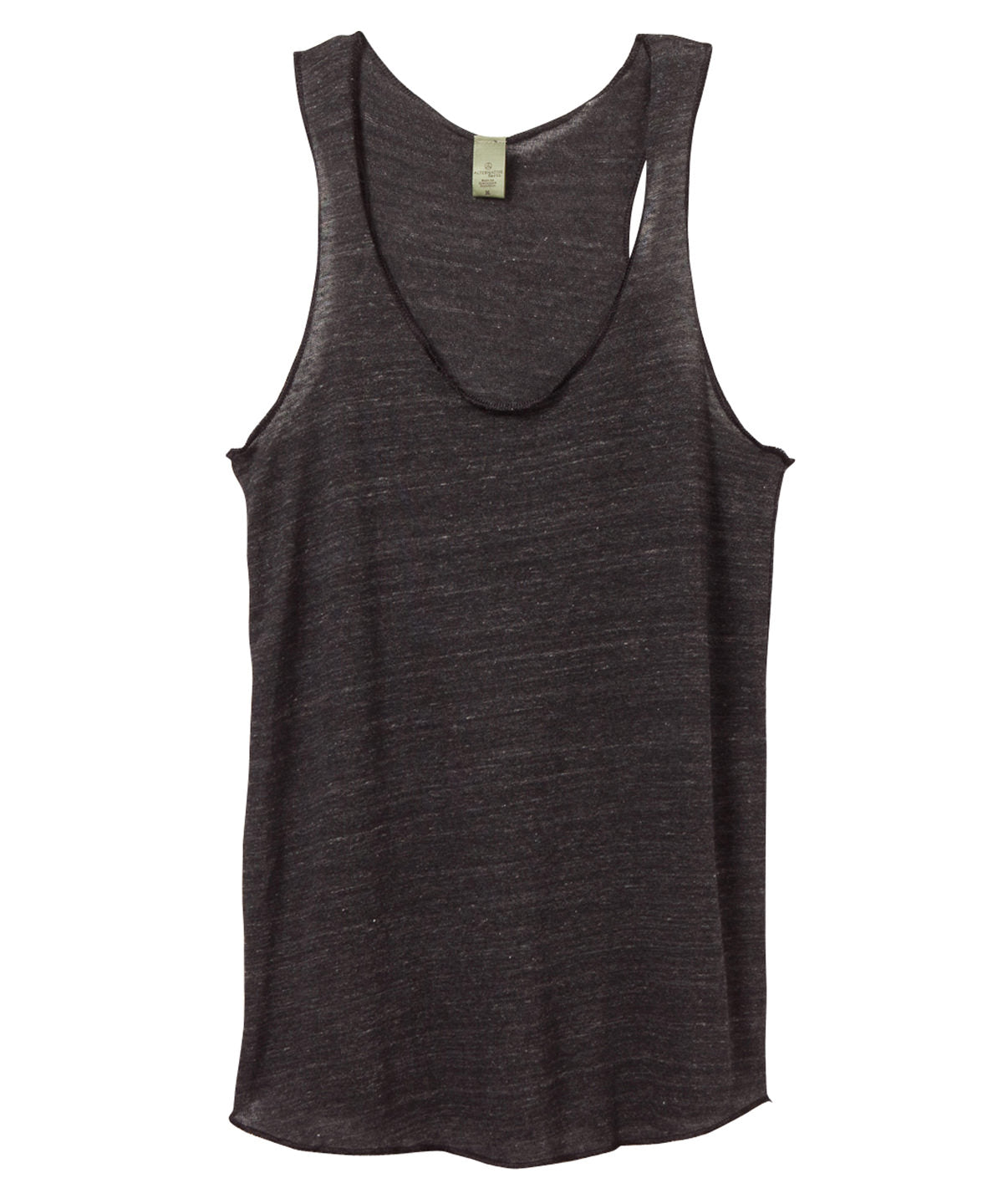 Eco Black - Women's Eco-Jersey racer tank - GarmentEmbroidery