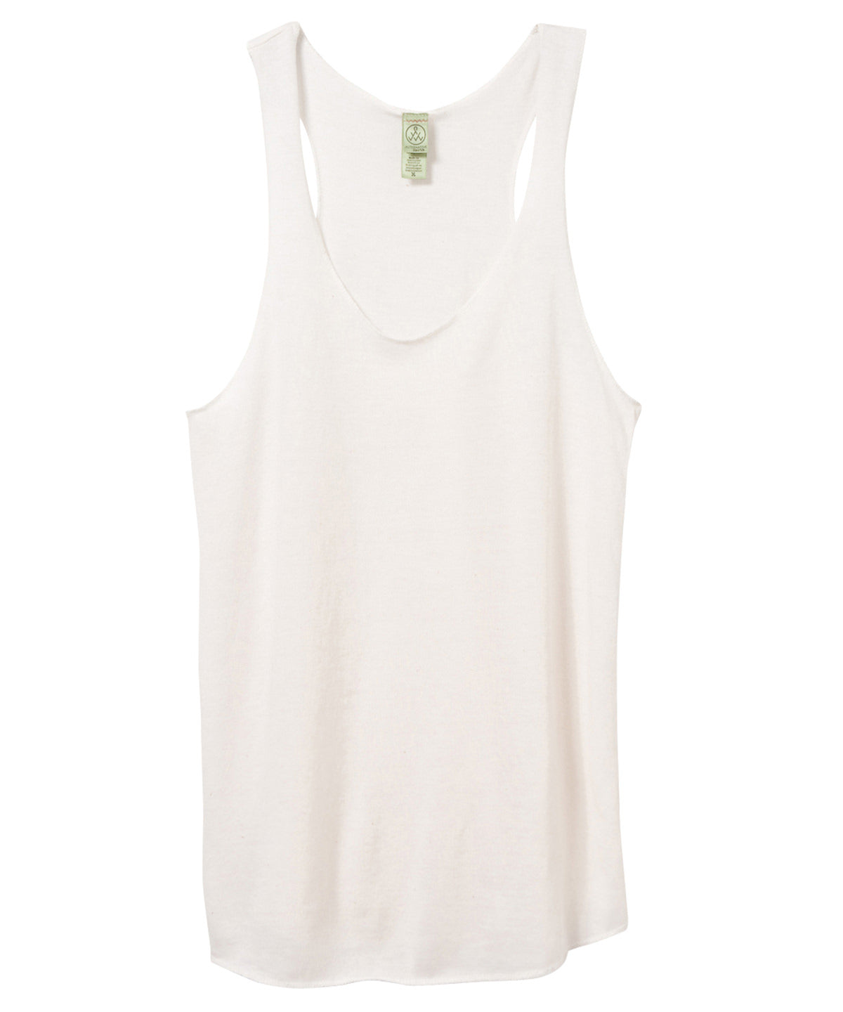 Eco Ivory - Women's Eco-Jersey racer tank - GarmentEmbroidery