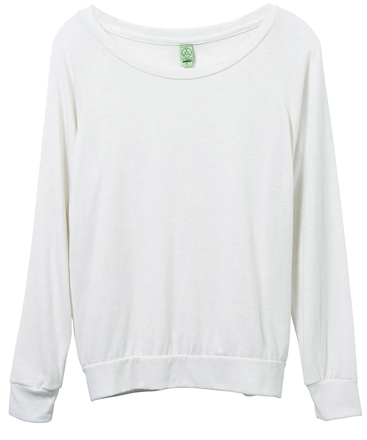 Eco Ivory - Women's Eco-Jersey slouchy pullover - GarmentEmbroidery
