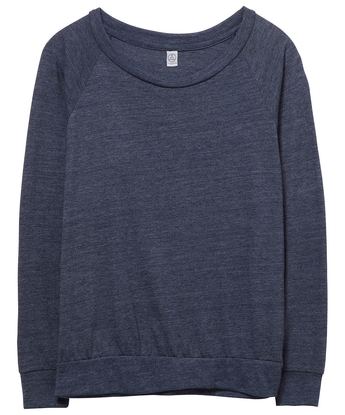 Eco True Navy - Women's Eco-Jersey slouchy pullover - GarmentEmbroidery