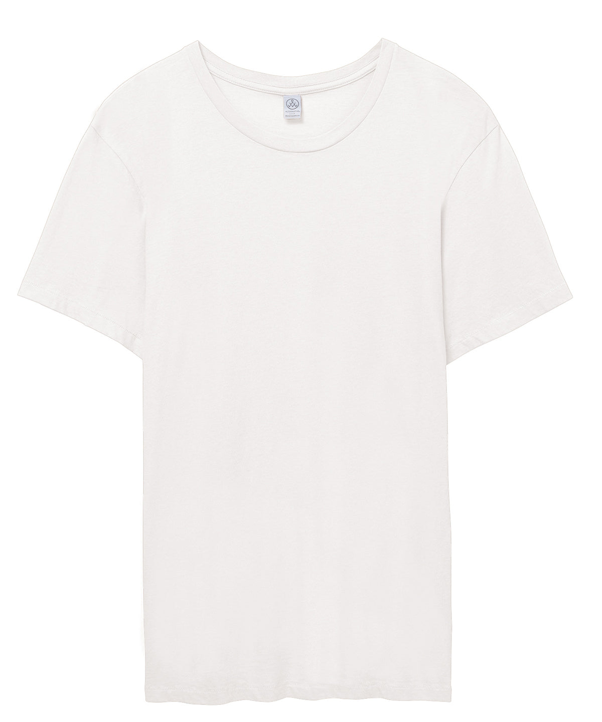 Earth White - Organic crew - GarmentEmbroidery