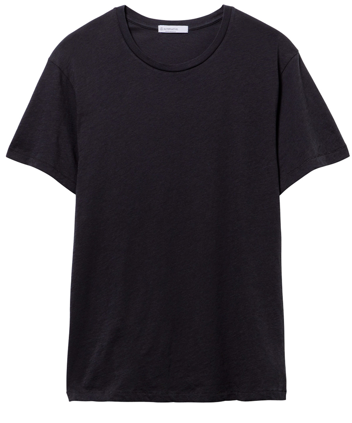 True Black - Organic crew - GarmentEmbroidery