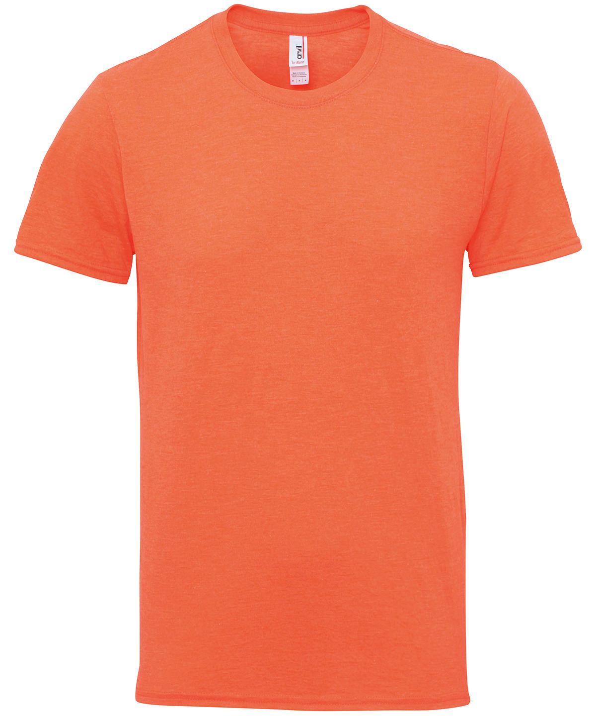 Heather Orange - Anvil adult triblend tee - GarmentEmbroidery