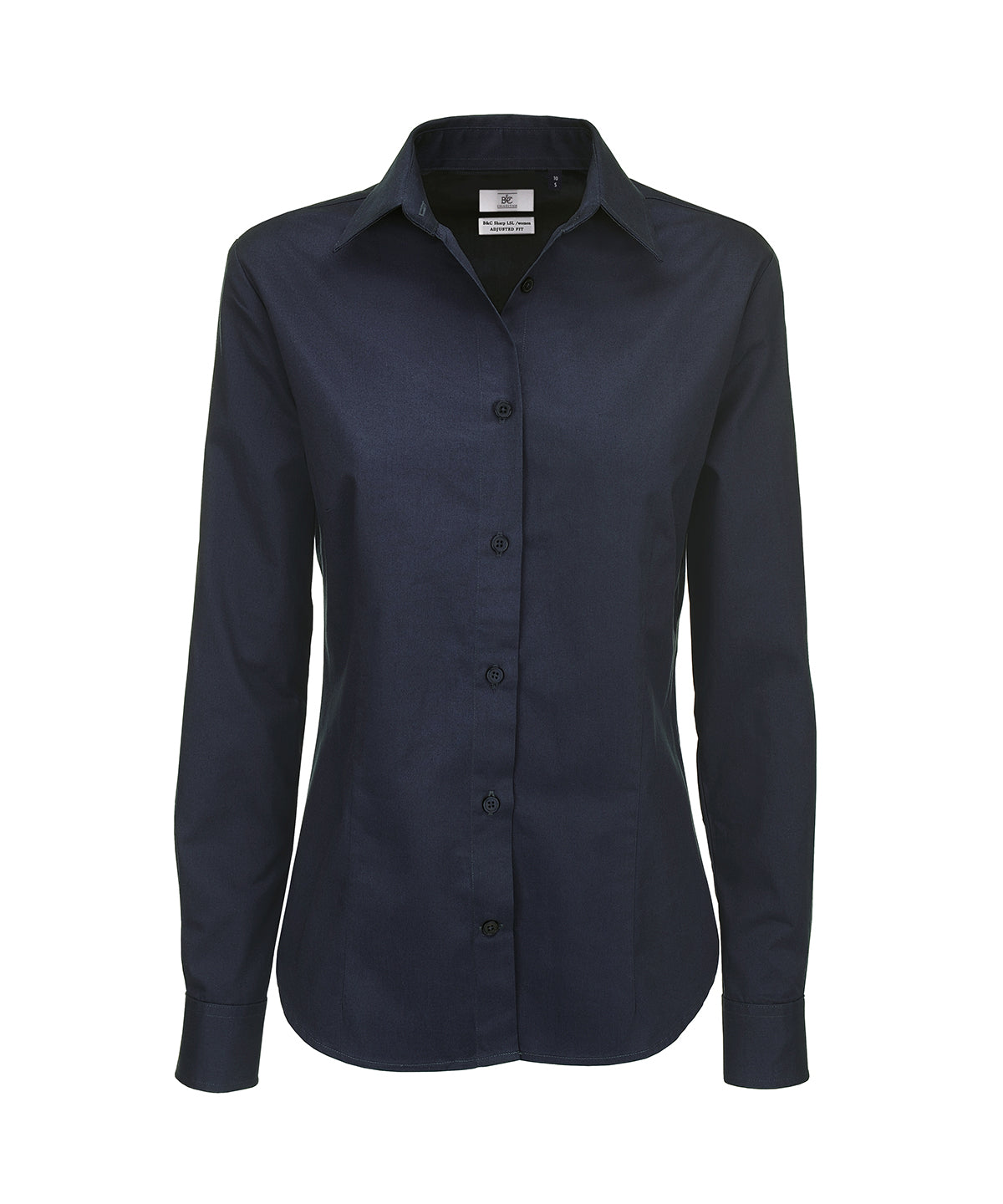 Navy - B&C Sharp long sleeve /women - GarmentEmbroidery