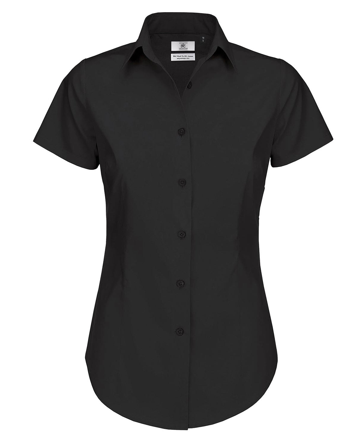 Black - B&C Black tie SSL /women - GarmentEmbroidery