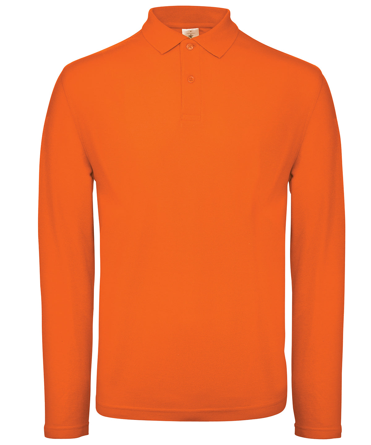 Orange - B&C ID.001 LSL - GarmentEmbroidery