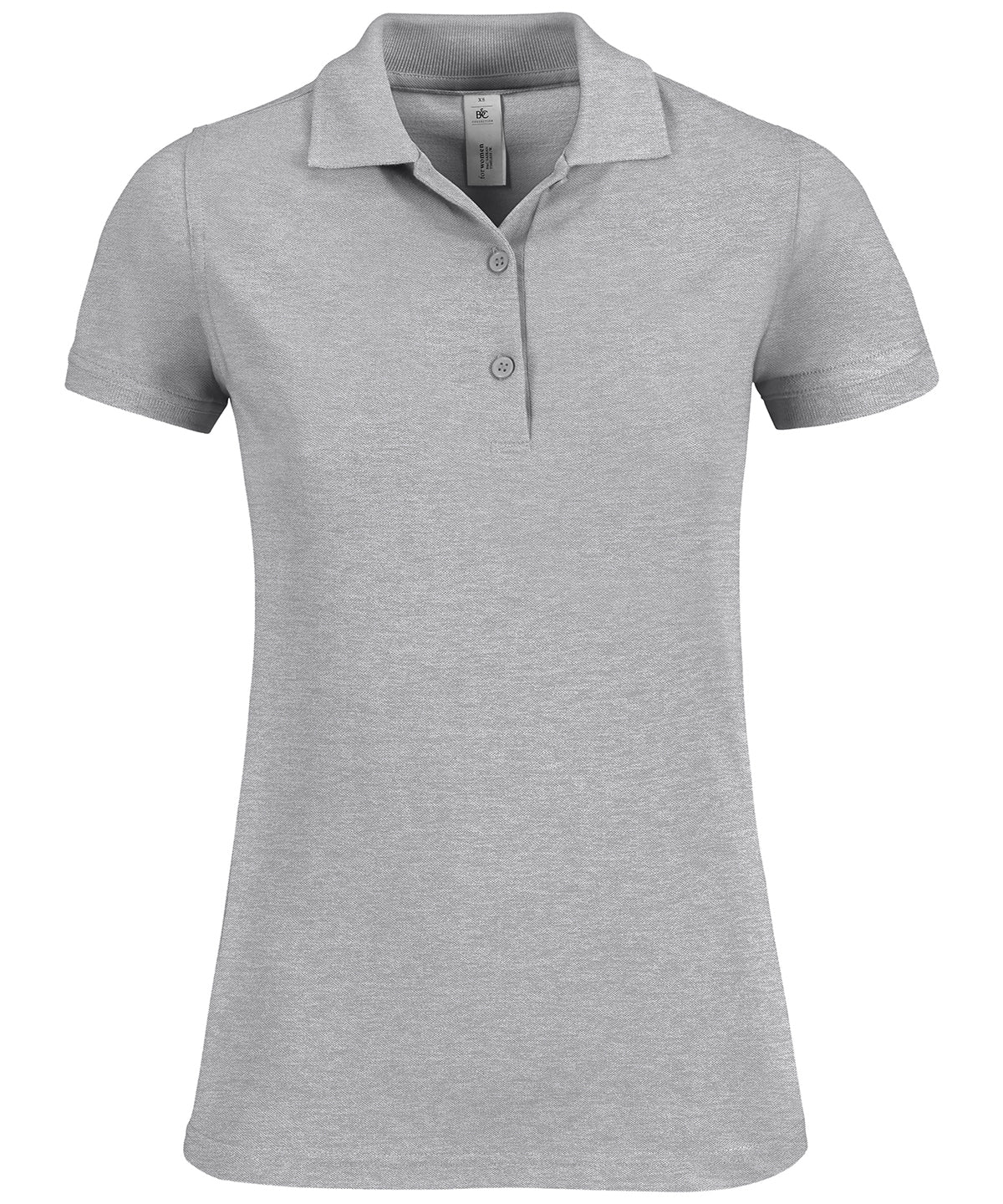 Heather Grey* - B&C Safran timeless /women - GarmentEmbroidery
