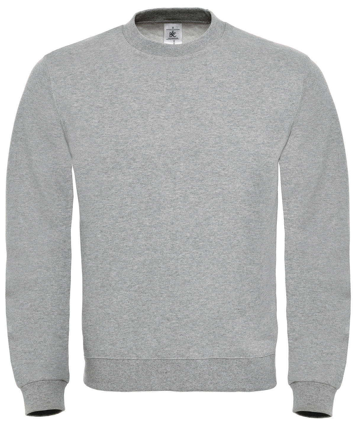 Heather Grey* - B&C ID.002 Sweatshirt - GarmentEmbroidery