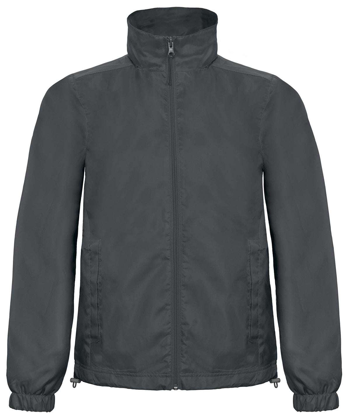 Dark Grey - B&C ID.601 jacket - GarmentEmbroidery