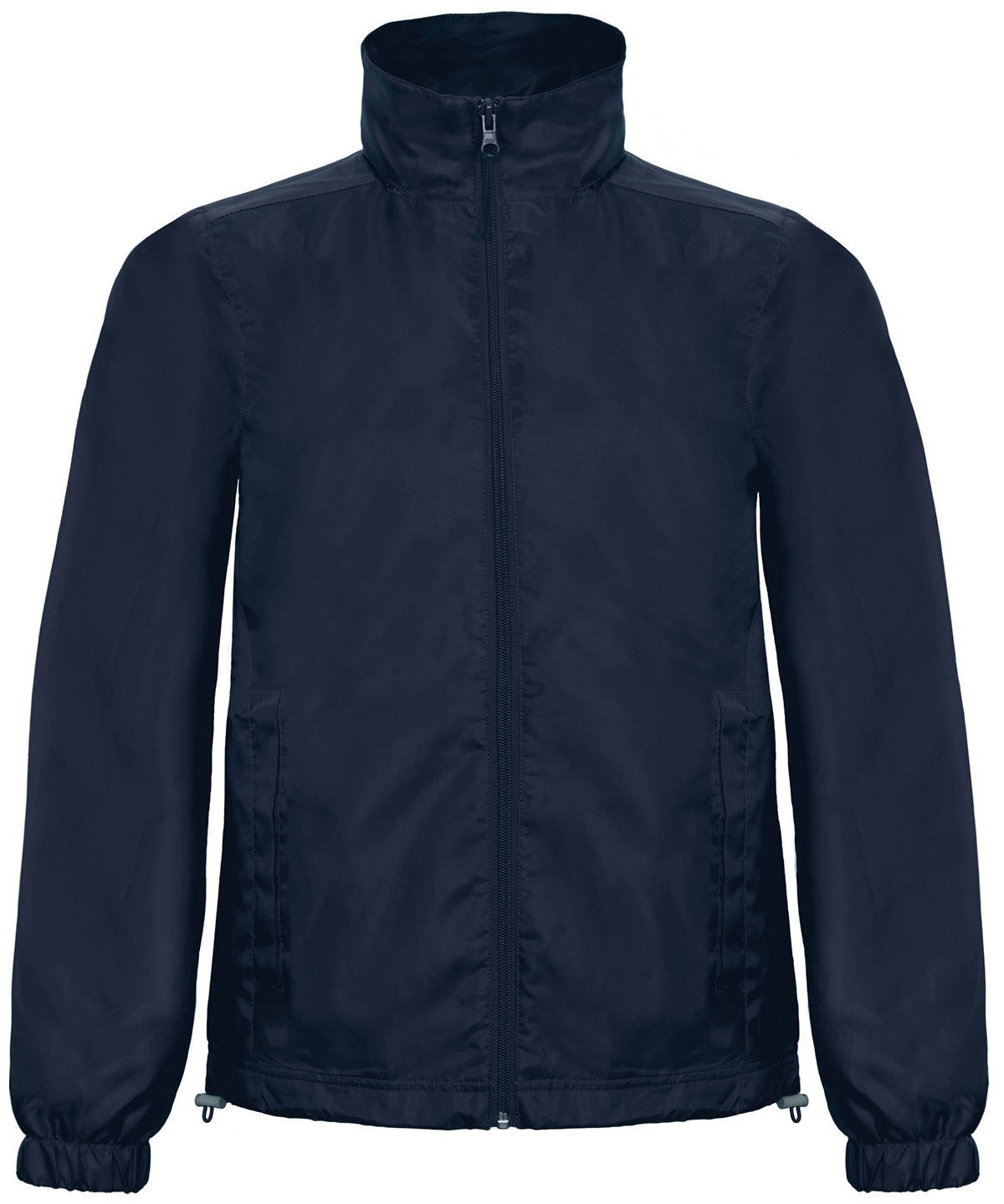 Navy - B&C ID.601 jacket - GarmentEmbroidery