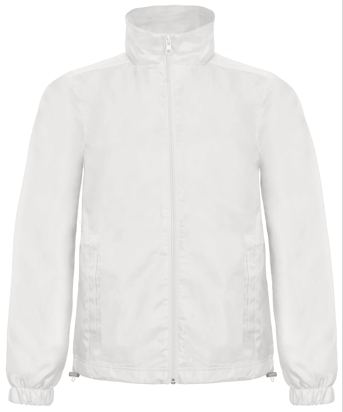 White - B&C ID.601 jacket - GarmentEmbroidery