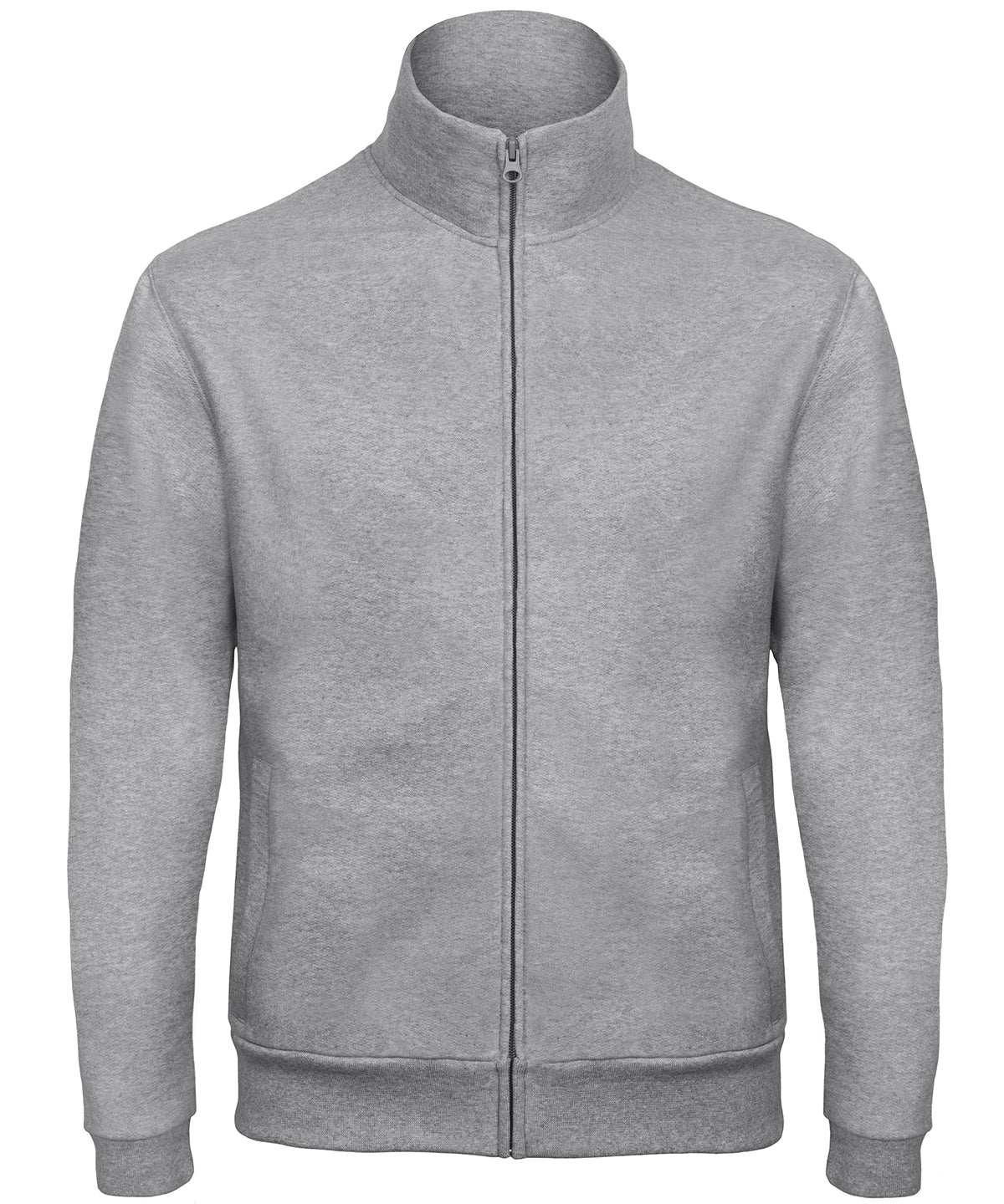 Heather Grey - B&C ID.206 50/50 sweatshirt - GarmentEmbroidery