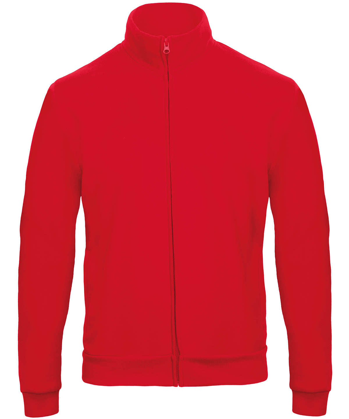 Red - B&C ID.206 50/50 sweatshirt - GarmentEmbroidery