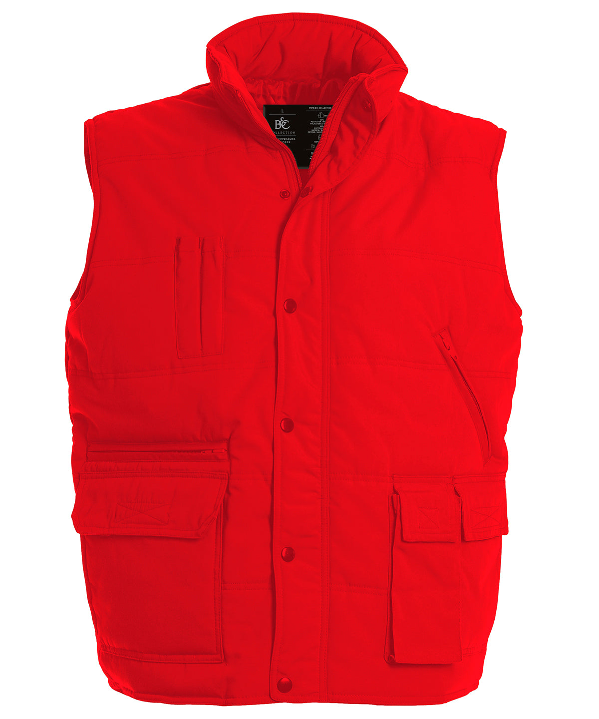 Red* - B&C Bodywarmer explorer - GarmentEmbroidery