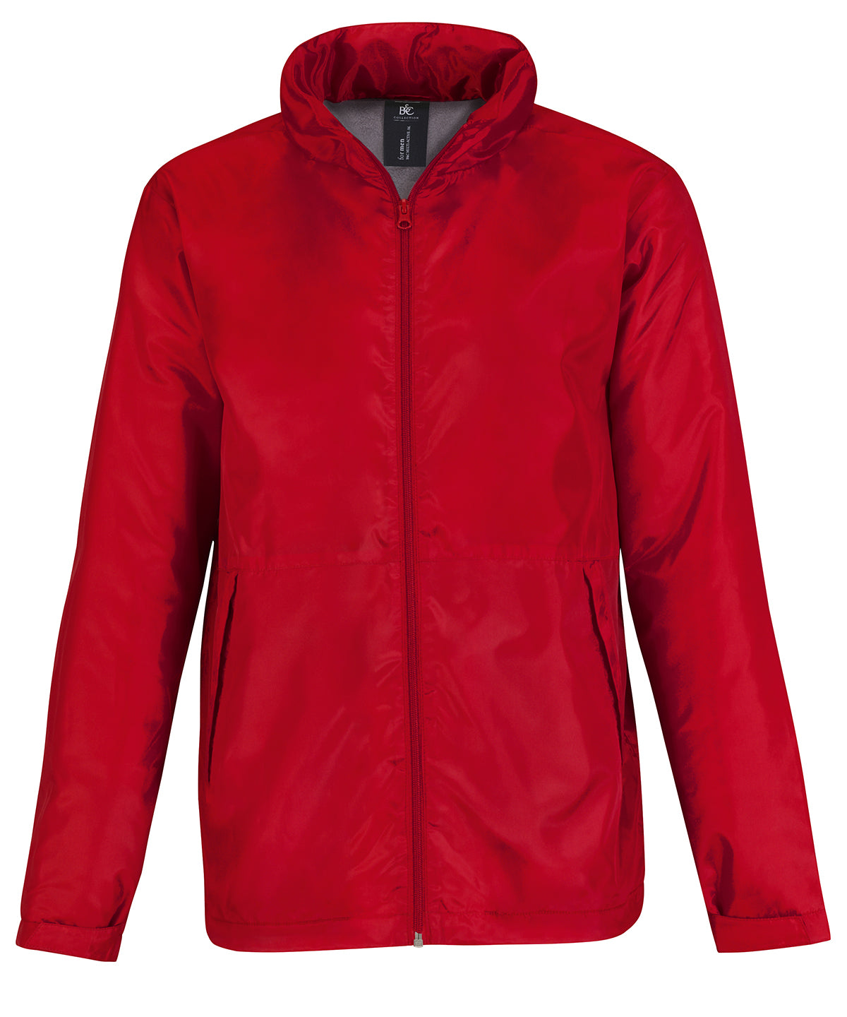 Red/Warm Grey Lining - B&C Multi-active /men - GarmentEmbroidery