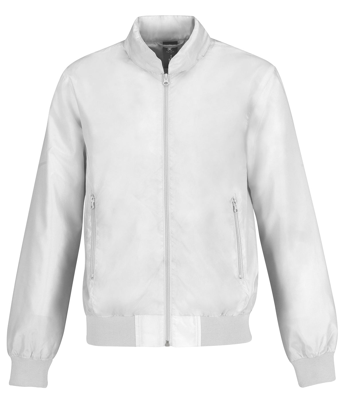 White/White Lining - B&C Trooper /men - GarmentEmbroidery