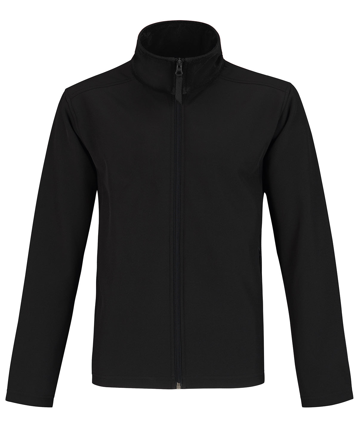 Black/Black Lining - B&C ID.701 Softshell jacket /men - GarmentEmbroidery