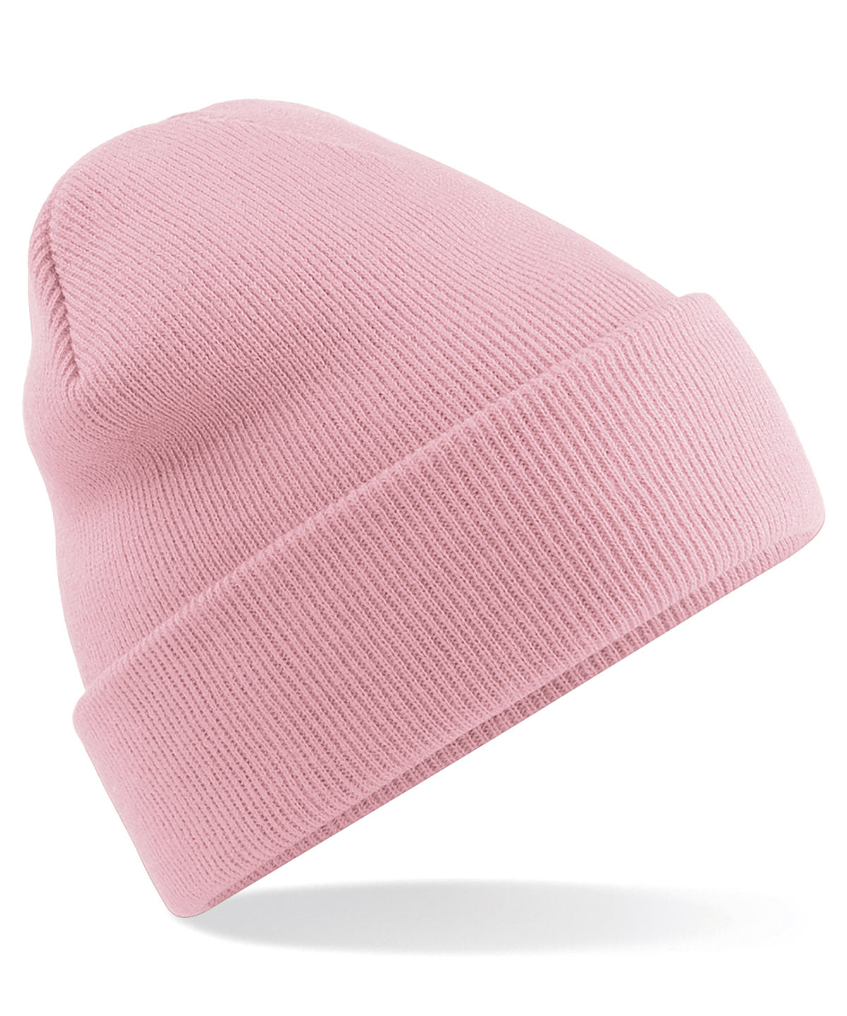 Dusky Pink - Original cuffed beanie - GarmentEmbroidery