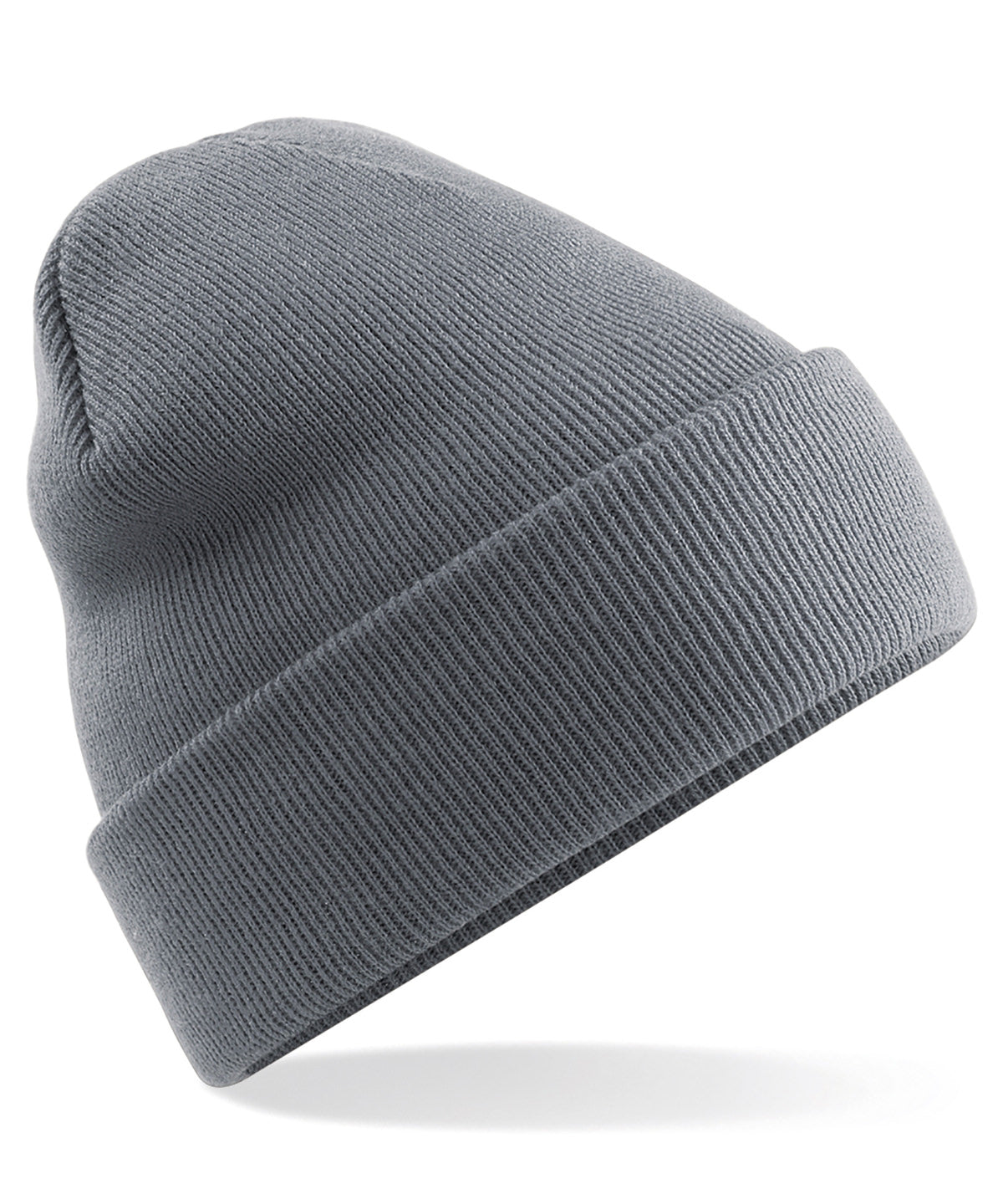 Graphite Grey - Original cuffed beanie - GarmentEmbroidery