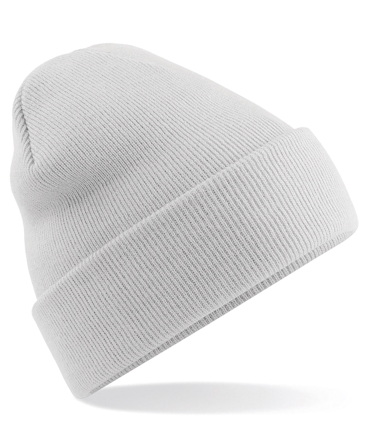 Light Grey - Original cuffed beanie - GarmentEmbroidery