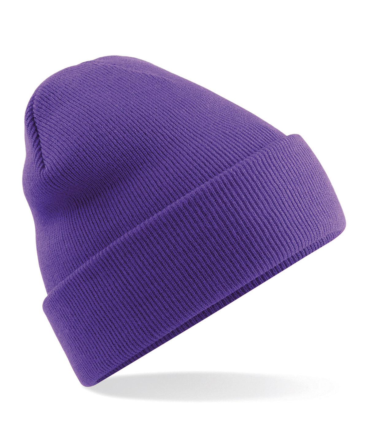 Purple - Original cuffed beanie - GarmentEmbroidery